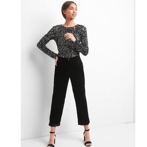 NWT Gap Velvet Girlfriend Style Cropped Pants